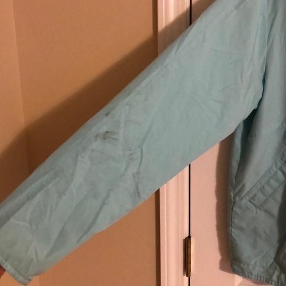 Adidas sky blue lightweight hooded windbreaker - Picture 5 of 5